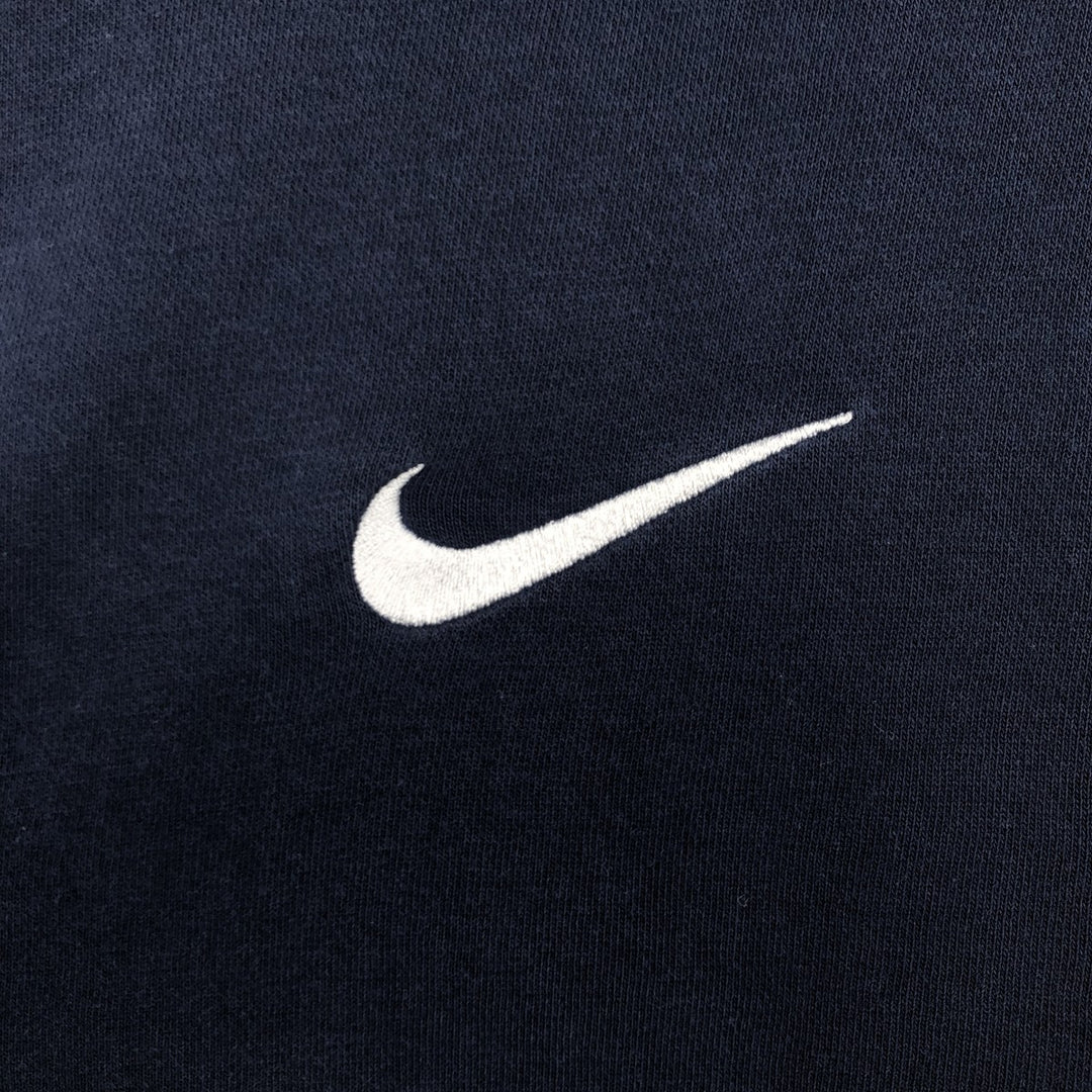 Nike One Point Logo Sweatshirt, Trainer, Men's Size L cotton navy blue type Vintage Second Hand