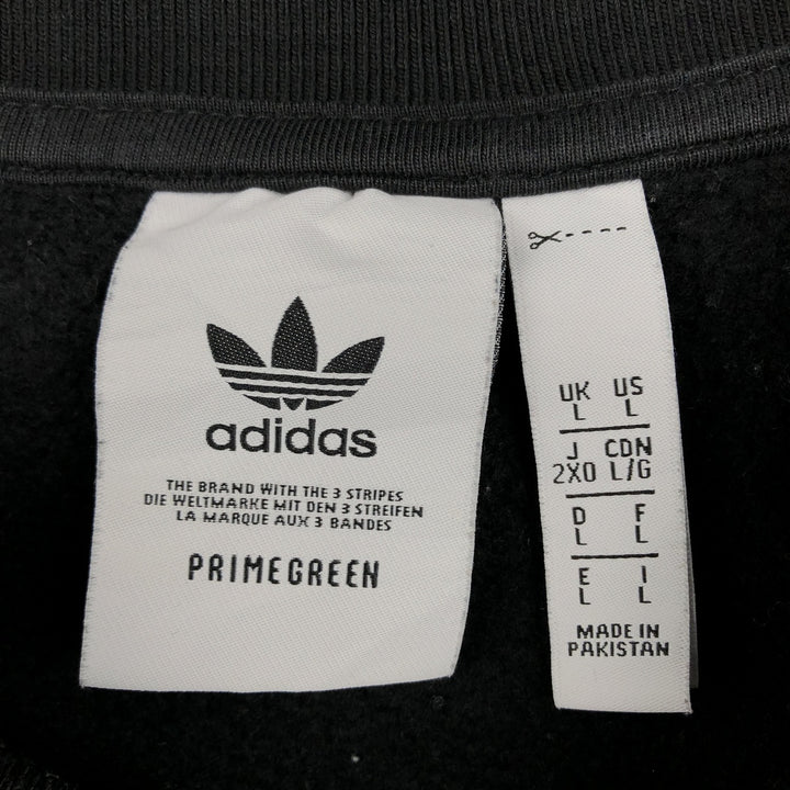 Adidas One-Point Logo Sweatshirt, Men's Size L cotton black type Vintage Second Hand