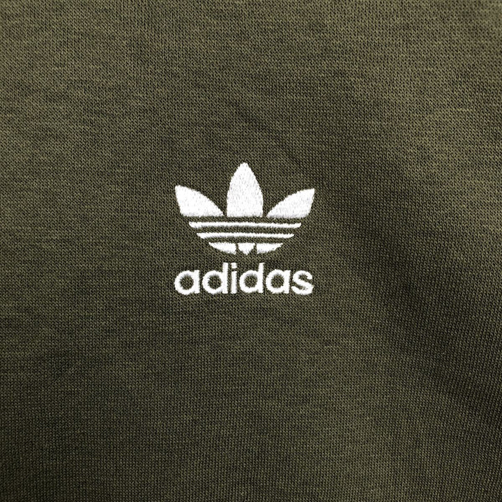 Adidas One-Point Logo Sweatshirt, Men's Size L cotton Khaki type Vintage Second Hand