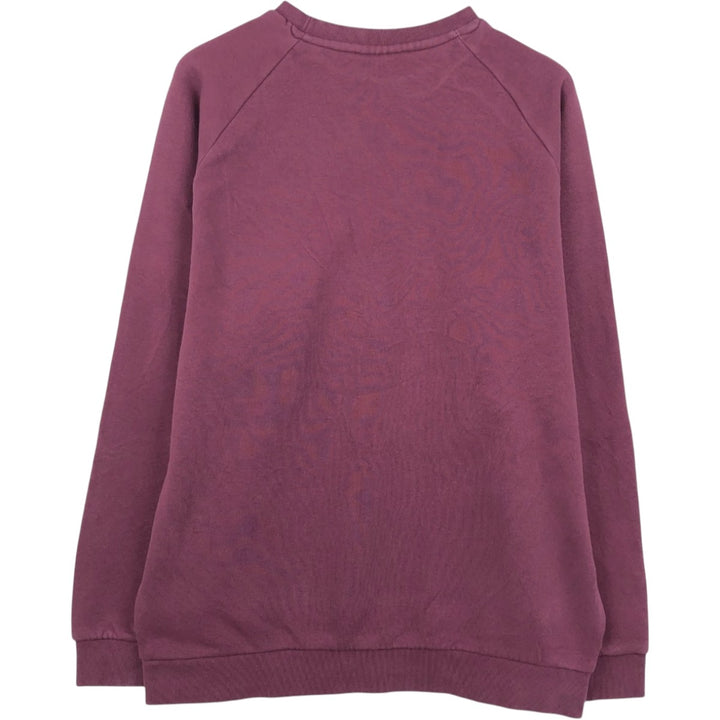 Adidas One-Point Logo Sweatshirt, Men's Size L cotton Purple type red-purple Vintage Second Hand