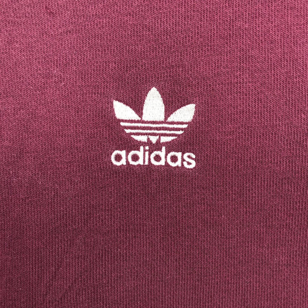 Adidas One-Point Logo Sweatshirt, Men's Size L cotton Purple type red-purple Vintage Second Hand