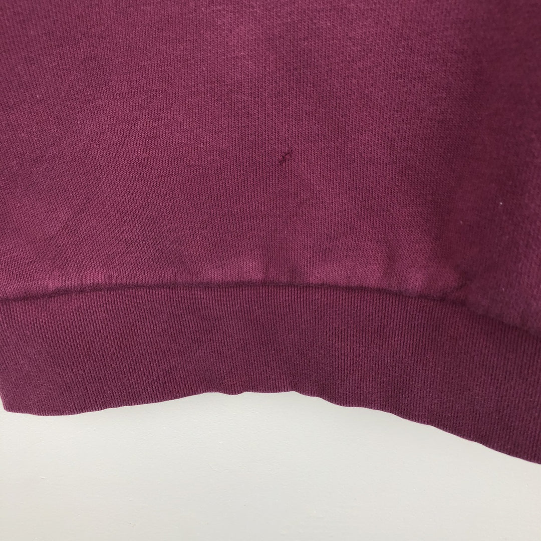 Adidas One-Point Logo Sweatshirt, Men's Size L cotton Purple type red-purple Vintage Second Hand
