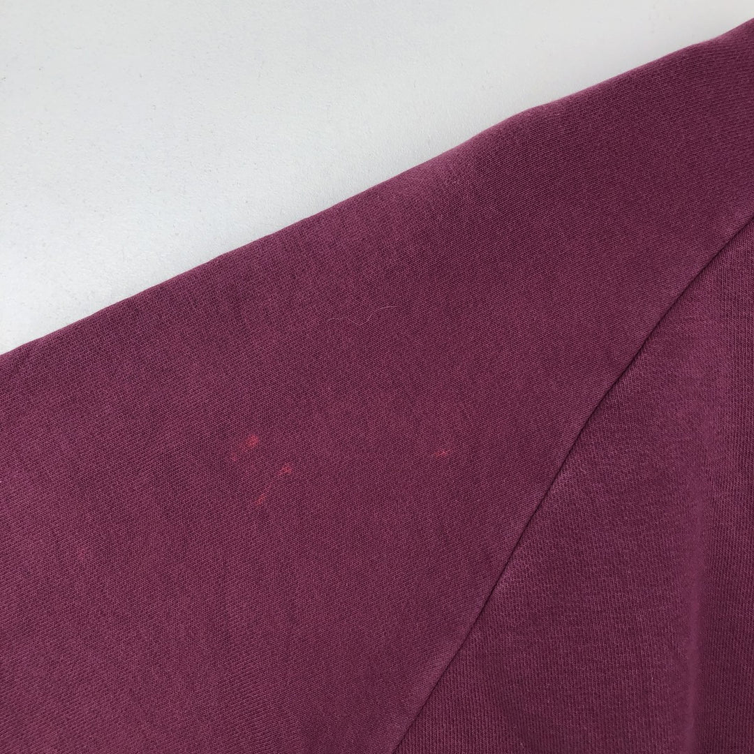 Adidas One-Point Logo Sweatshirt, Men's Size L cotton Purple type red-purple Vintage Second Hand
