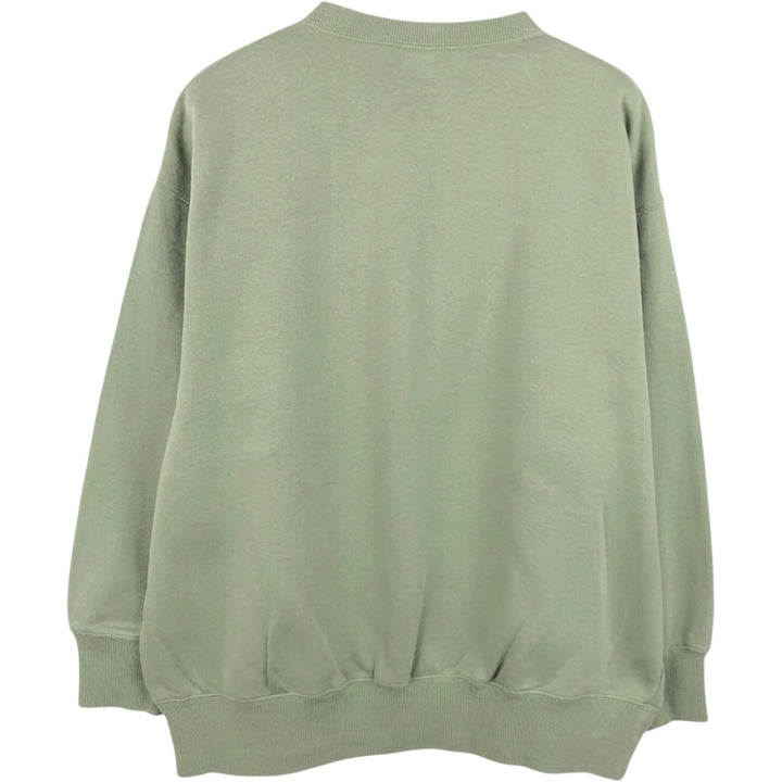 Nike Center Logo One-Point Logo Sweatshirt, Men's Size L cotton green type yellow green Vintage Second Hand