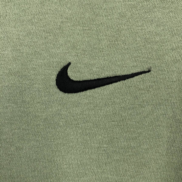 Nike Center Logo One-Point Logo Sweatshirt, Men's Size L cotton green type yellow green Vintage Second Hand