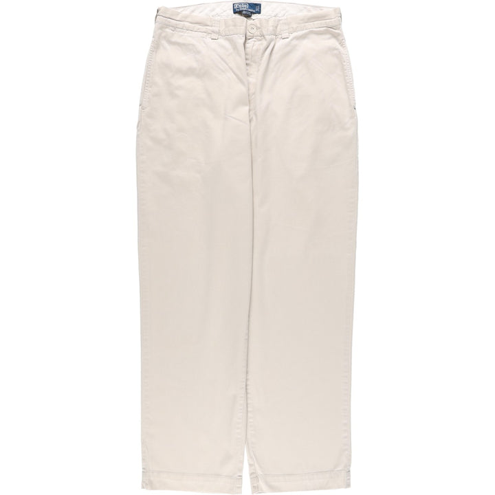 Ralph Lauren POLO by Ralph Lauren PHILIP PANT Chino Pants, Men's W35 equivalent. cotton ivory Vintage Second Hand