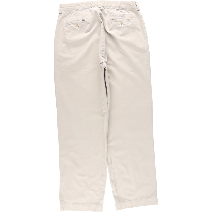 Ralph Lauren POLO by Ralph Lauren PHILIP PANT Chino Pants, Men's W35 equivalent. cotton ivory Vintage Second Hand