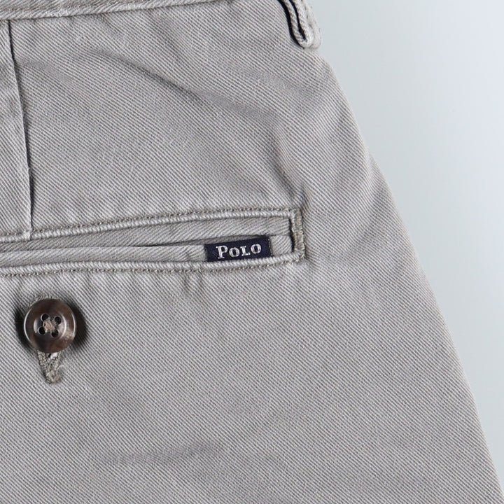 Ralph Lauren POLO RALPH LAUREN CLASSIC FIT Chino Pants, Men's W35 (approx.) cotton gray type Vintage Second Hand