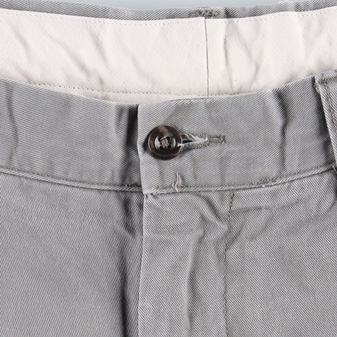 Ralph Lauren POLO RALPH LAUREN CLASSIC FIT Chino Pants, Men's W35 (approx.) cotton gray type Vintage Second Hand