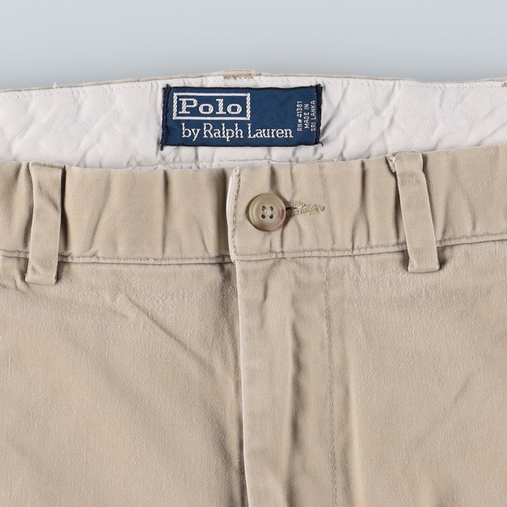 Ralph Lauren POLO by Ralph Lauren Chino Pants Men's W35 equivalent cotton Beige type Vintage Second Hand