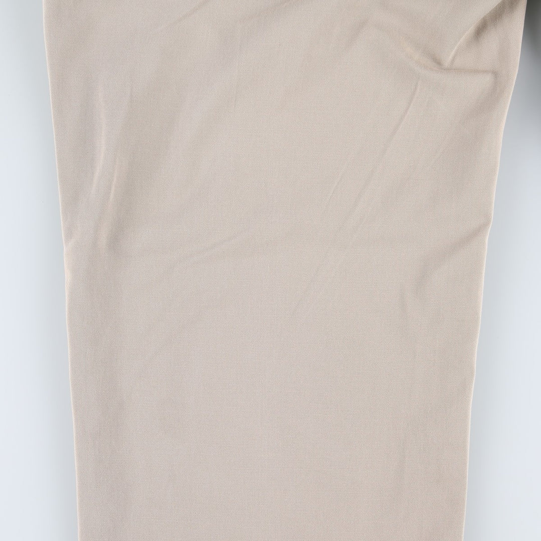 Ralph Lauren POLO by Ralph Lauren ANDREW PANT Two-pleat chino pants for men, equivalent to W33 cotton Beige type Vintage Second Hand