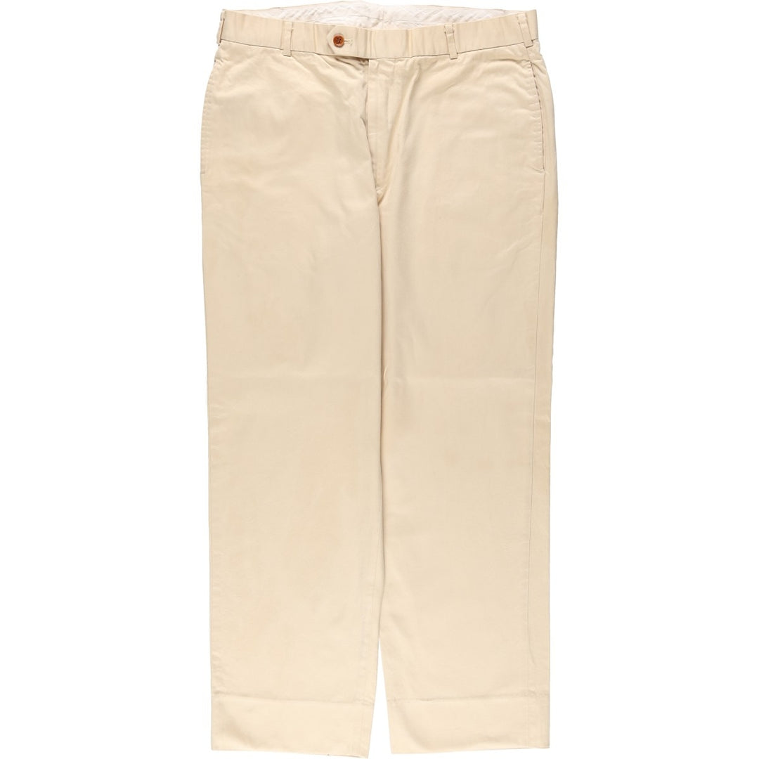 Brooks Brothers 346 Chino Pants, Men's W35 (approx.) cotton yellow type Vintage Second Hand