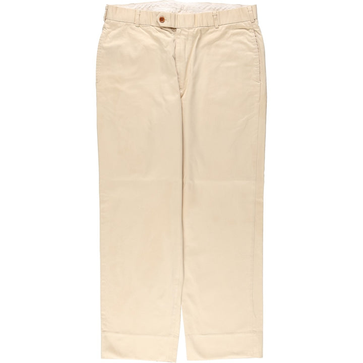 Brooks Brothers 346 Chino Pants, Men's W35 (approx.) cotton yellow type Vintage Second Hand