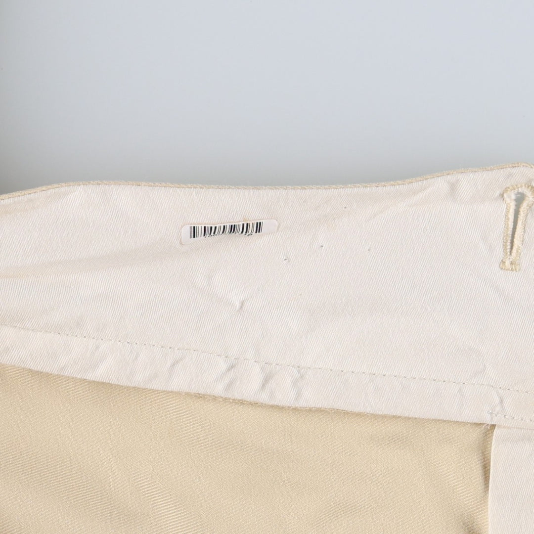 Brooks Brothers 346 Chino Pants, Men's W35 (approx.) cotton yellow type Vintage Second Hand