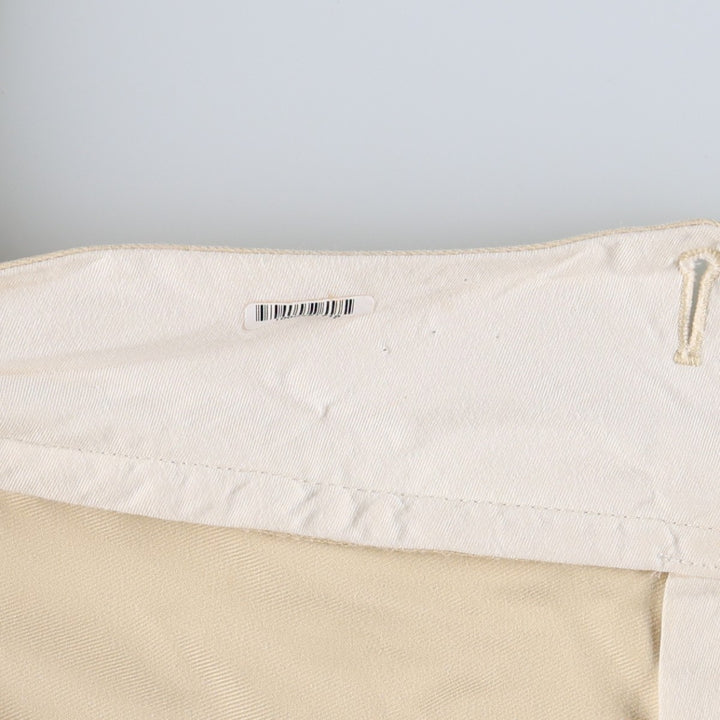 Brooks Brothers 346 Chino Pants, Men's W35 (approx.) cotton yellow type Vintage Second Hand
