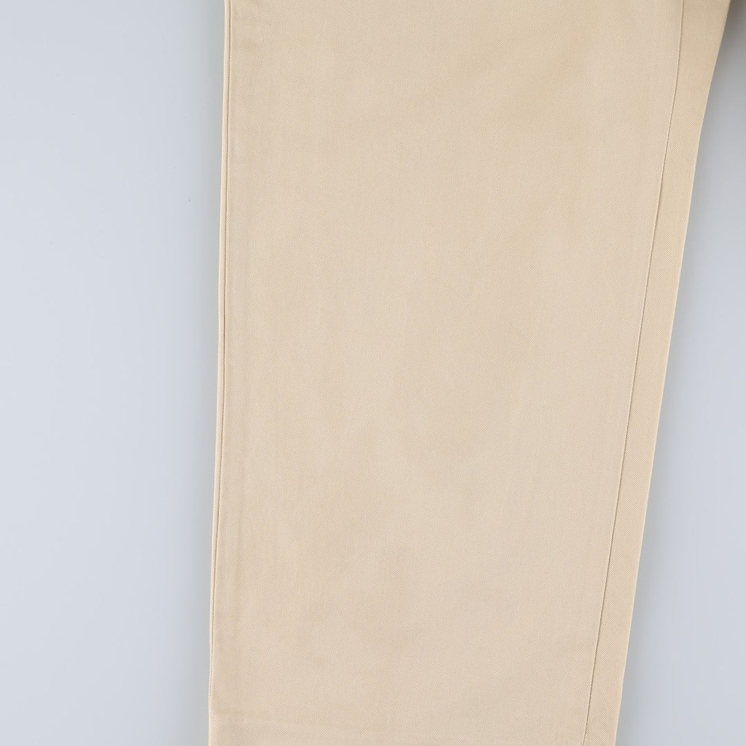 Brooks Brothers 346 Chino Pants, Men's W35 (approx.) cotton yellow type Vintage Second Hand