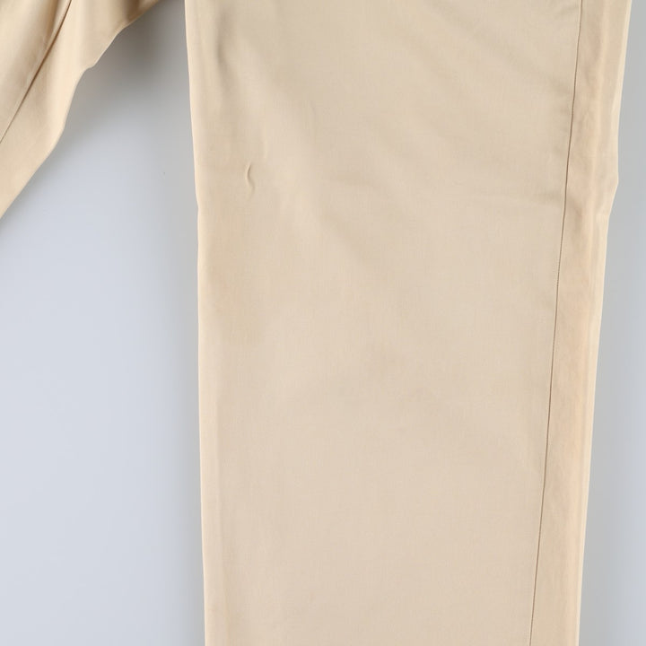 Brooks Brothers 346 Chino Pants, Men's W35 (approx.) cotton yellow type Vintage Second Hand