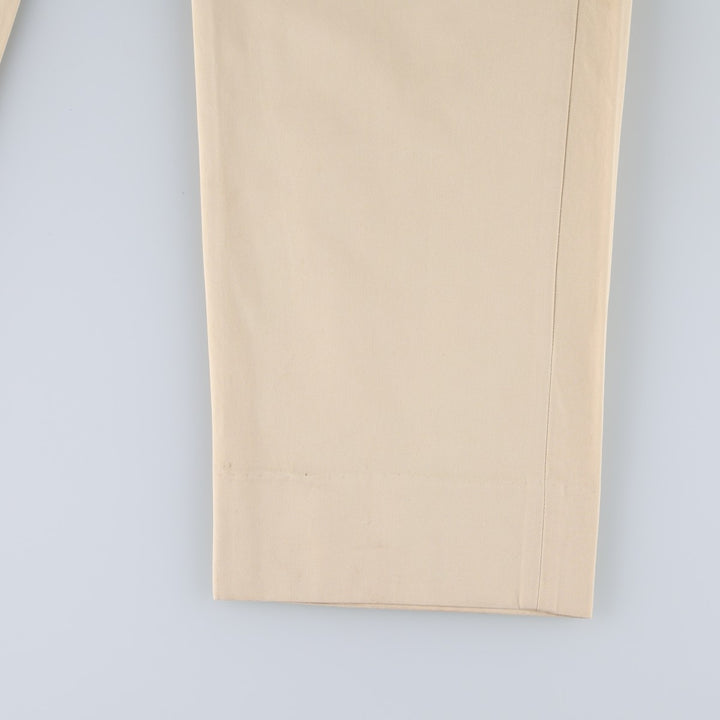 Brooks Brothers 346 Chino Pants, Men's W35 (approx.) cotton yellow type Vintage Second Hand