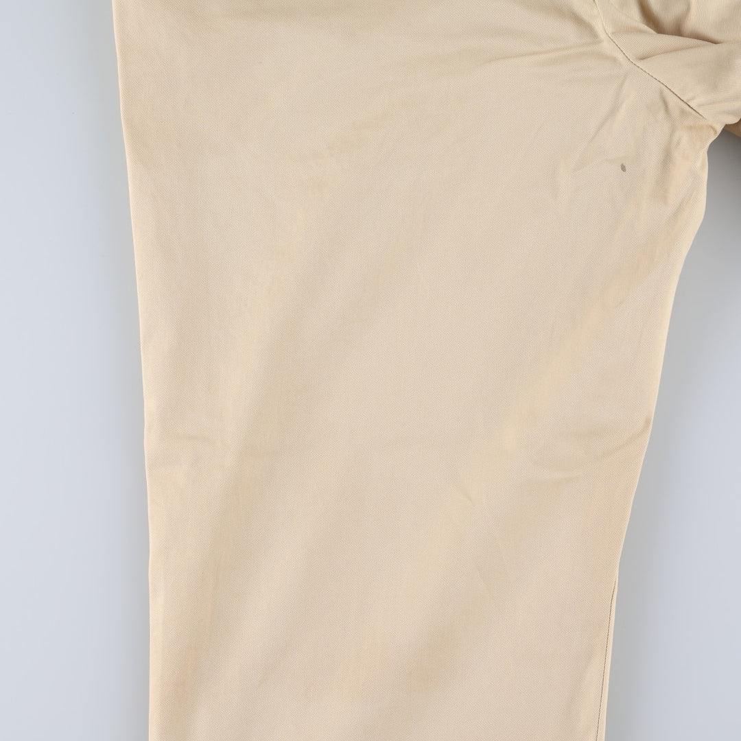 Brooks Brothers 346 Chino Pants, Men's W35 (approx.) cotton yellow type Vintage Second Hand
