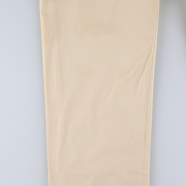 Brooks Brothers 346 Chino Pants, Men's W35 (approx.) cotton yellow type Vintage Second Hand