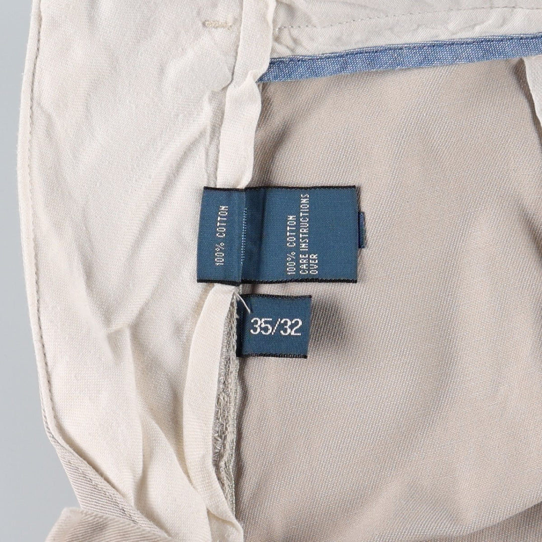 Ralph Lauren POLO by Ralph Lauren Classic Fit Chino Pants, Men's, Size W34 cotton Beige type Vintage Second Hand