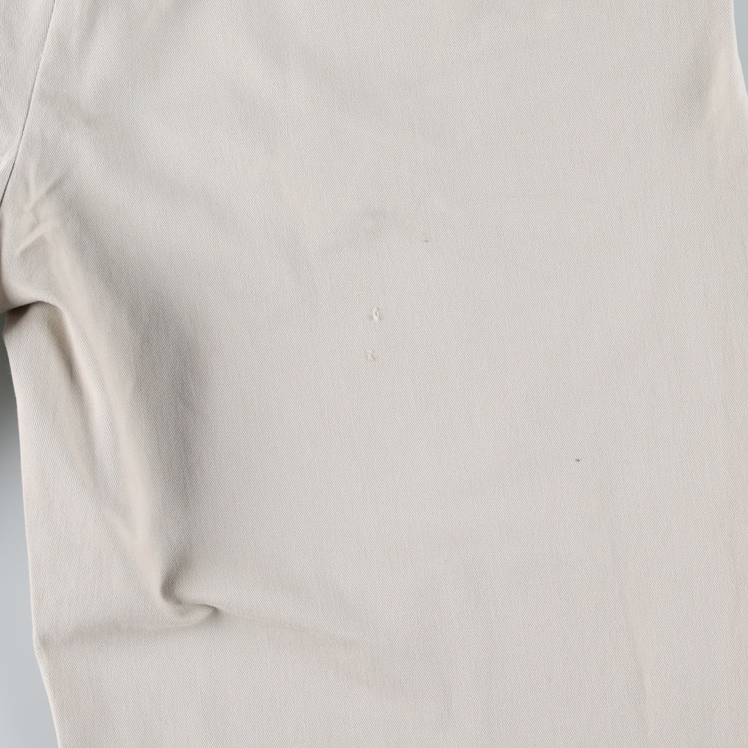 Ralph Lauren POLO by Ralph Lauren ANDREW PANT Two-pleat Chino Pants Men's Size W34 cotton ivory Vintage Second Hand