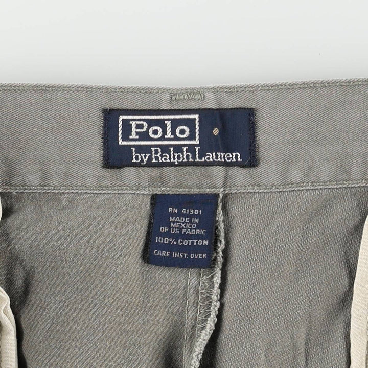 Ralph Lauren POLO by Ralph Lauren Chino Pants Men's W35 equivalent cotton gray type Vintage Second Hand