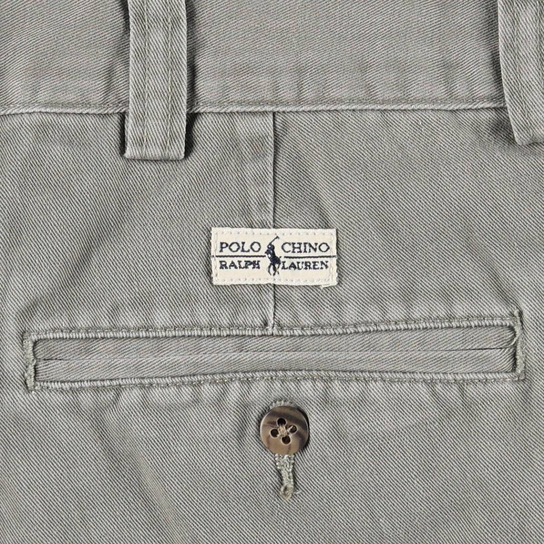 Ralph Lauren POLO by Ralph Lauren Chino Pants Men's W35 equivalent cotton gray type Vintage Second Hand