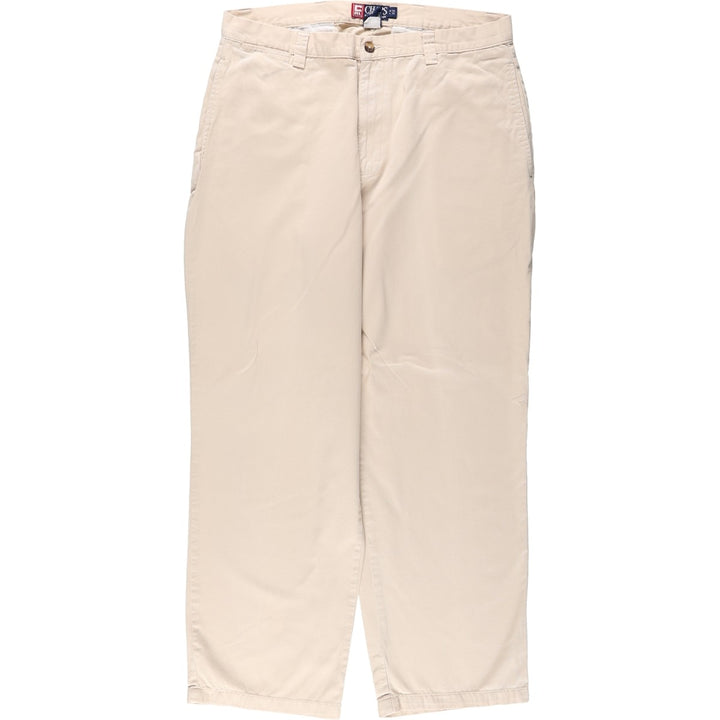 Ralph Lauren CHAPS Chino Pants, Men's W35 (approx.) cotton Beige type Vintage Second Hand