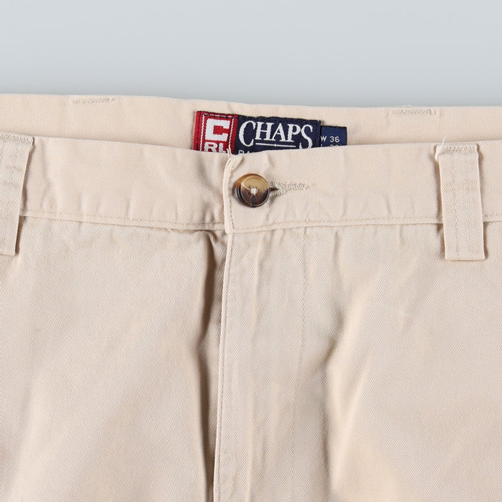 Ralph Lauren CHAPS Chino Pants, Men's W35 (approx.) cotton Beige type Vintage Second Hand