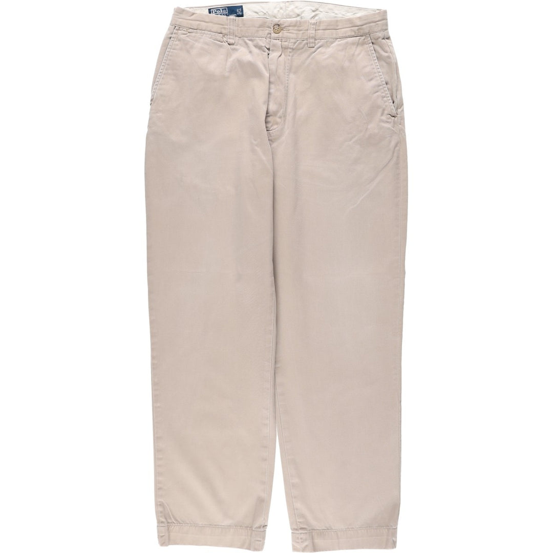Ralph Lauren POLO by Ralph Lauren PROSPECT PANT Chino pants for men, equivalent to W32 cotton Beige type Vintage Second Hand