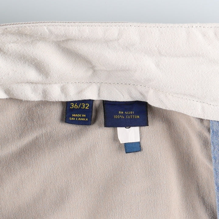 Ralph Lauren POLO RALPH LAUREN CLASSIC FIT Chino Pants, Men's W35 (approx.) cotton Beige type Vintage Second Hand