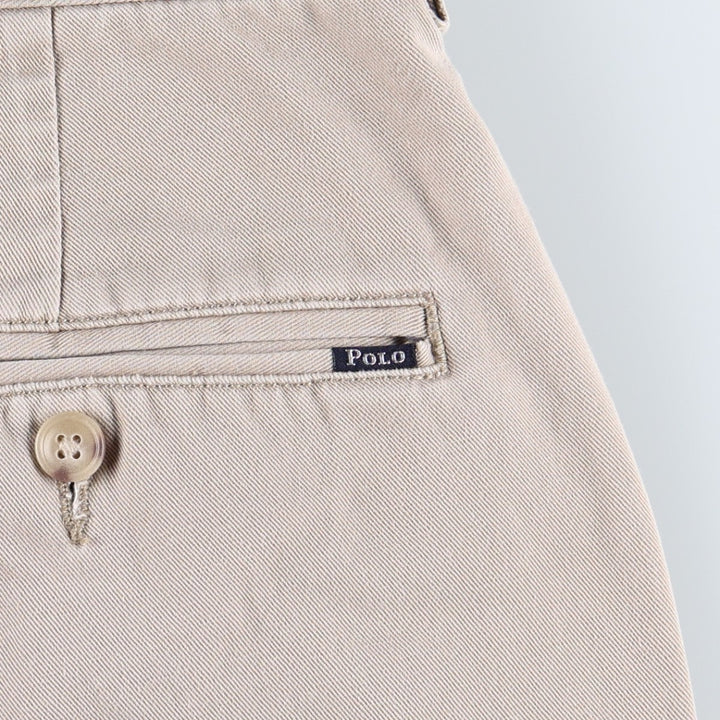 Ralph Lauren POLO RALPH LAUREN CLASSIC FIT Chino Pants, Men's W35 (approx.) cotton Beige type Vintage Second Hand