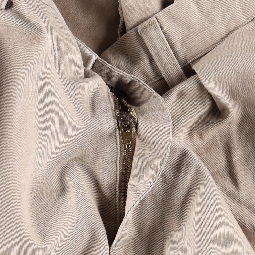 Ralph Lauren POLO by Ralph Lauren ANDREW PANT Two-pleat chino pants for men, equivalent to W34 cotton Beige type Vintage Second Hand