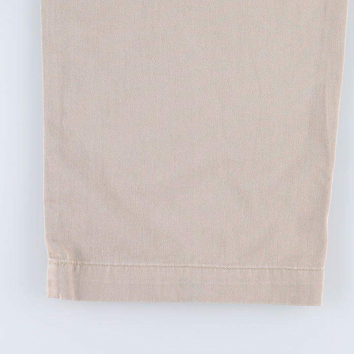 Ralph Lauren POLO by Ralph Lauren ANDREW PANT Two-pleat chino pants for men, equivalent to W34 cotton Beige type Vintage Second Hand