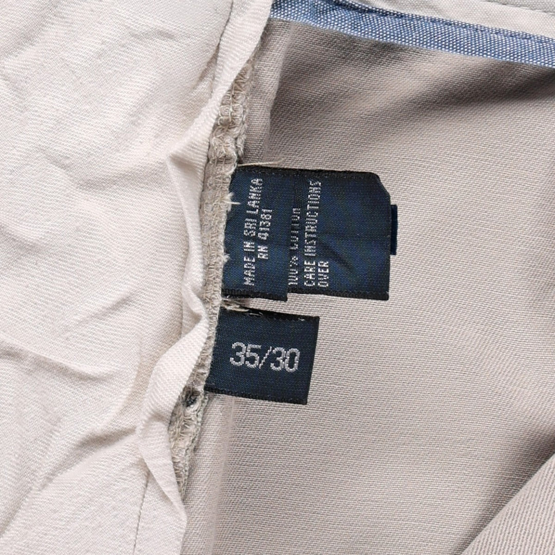 90'S Ralph Lauren POLO by Ralph Lauren CLASSIC FIT Chino Pants, Men's W35 (approx.), Two-Pleat, Vintage cotton Beige type Vintage Second Hand