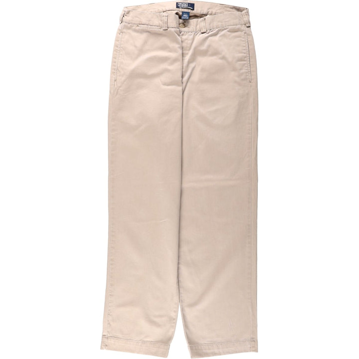 Vintage 90'S Ralph Lauren POLO by Ralph Lauren chino pants, men's size W34. cotton Beige type Vintage Second Hand