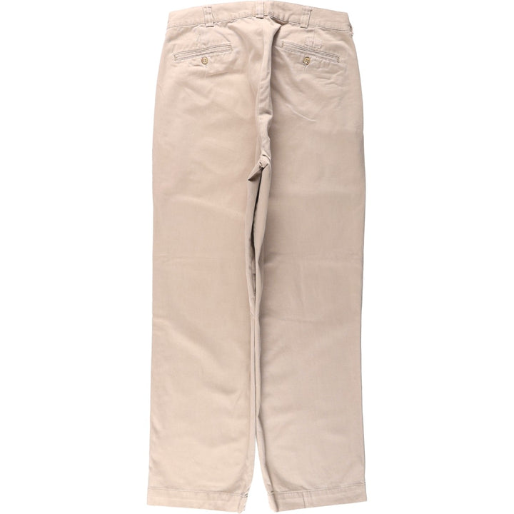 Vintage 90'S Ralph Lauren POLO by Ralph Lauren chino pants, men's size W34. cotton Beige type Vintage Second Hand