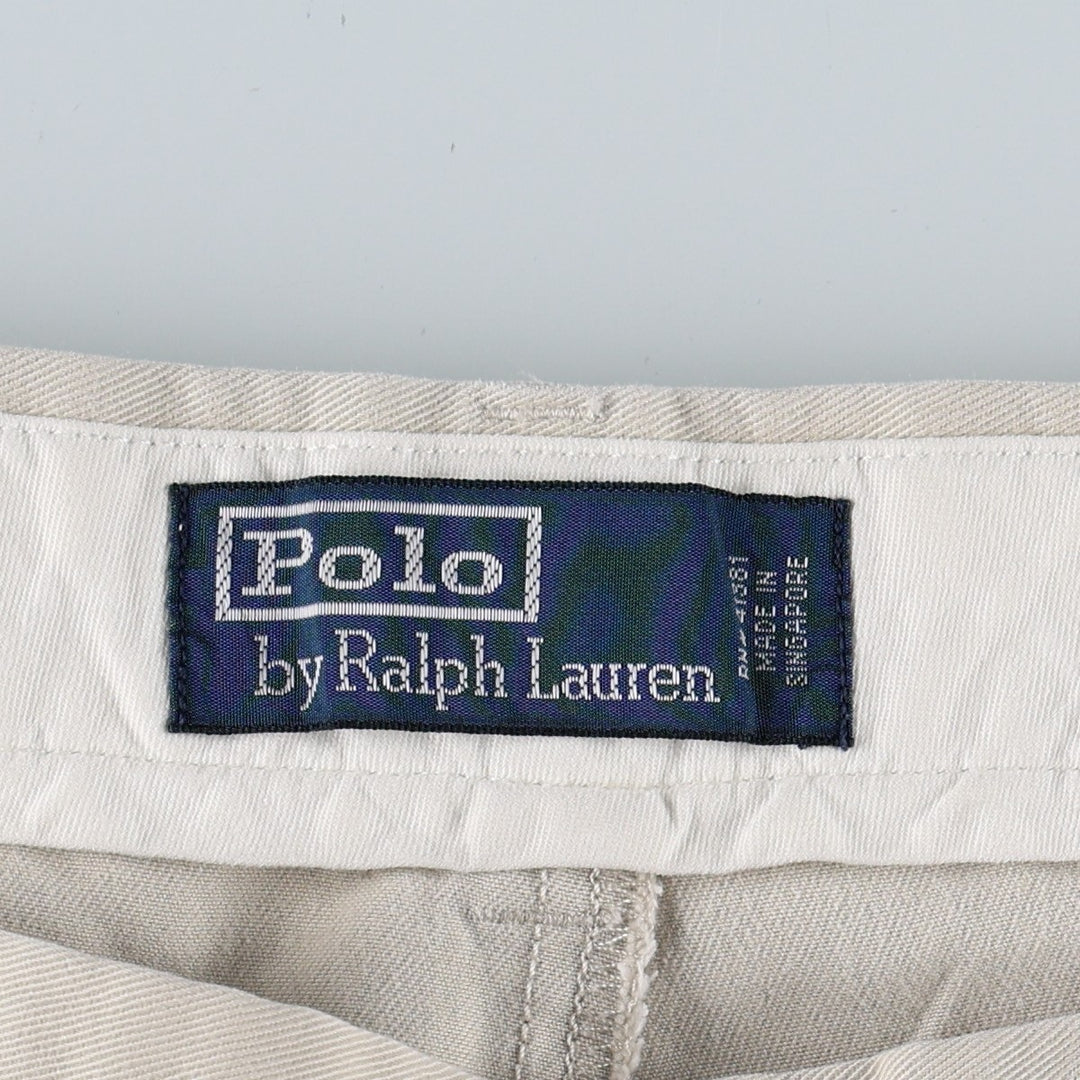 Ralph Lauren POLO by Ralph Lauren Chino Pants Men's W34 equivalent cotton Beige type Vintage Second Hand