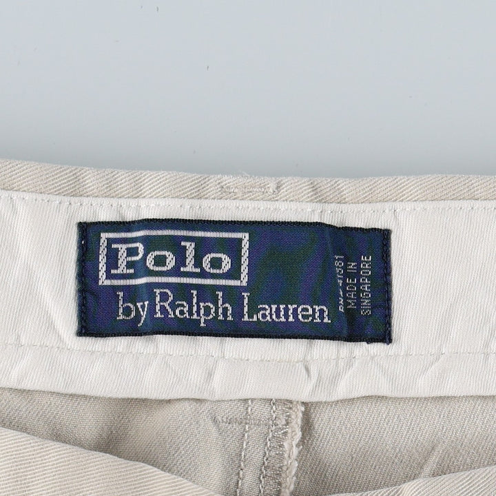 Ralph Lauren POLO by Ralph Lauren Chino Pants Men's W34 equivalent cotton Beige type Vintage Second Hand