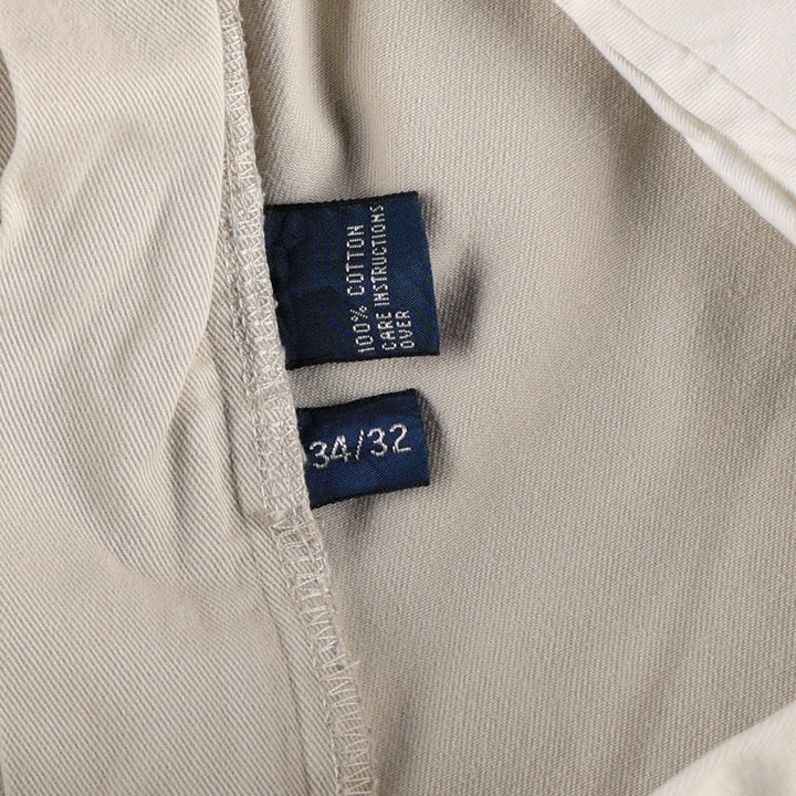 Ralph Lauren POLO by Ralph Lauren Chino Pants Men's W34 equivalent cotton Beige type Vintage Second Hand