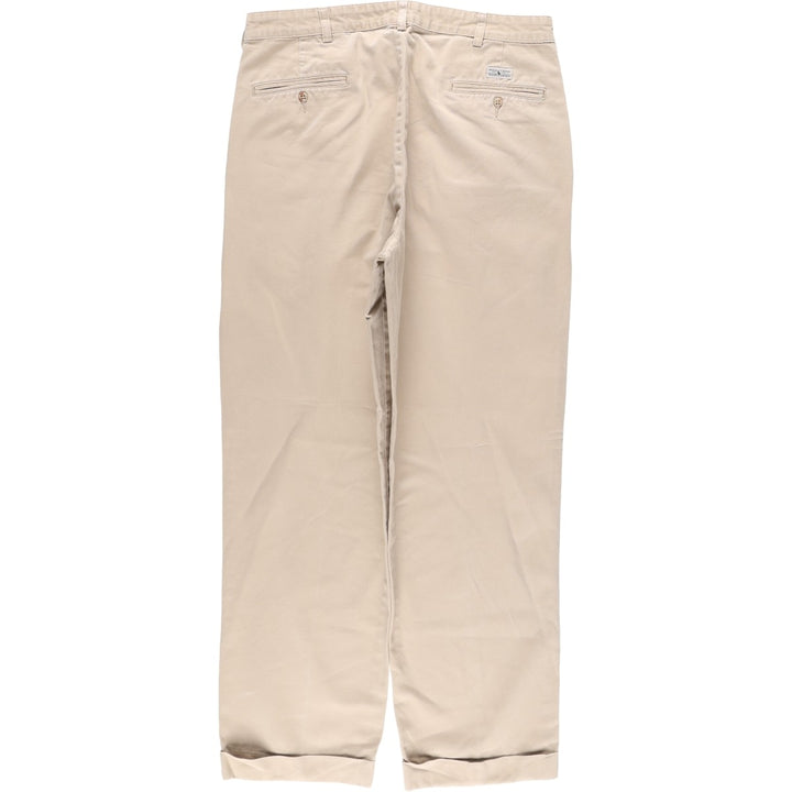 Ralph Lauren POLO RALPH LAUREN HAMMOND PANT, two-pleat chino pants, men's size W36 cotton Beige type Vintage Second Hand
