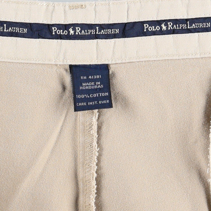 Ralph Lauren POLO RALPH LAUREN HAMMOND PANT, two-pleat chino pants, men's size W36 cotton Beige type Vintage Second Hand