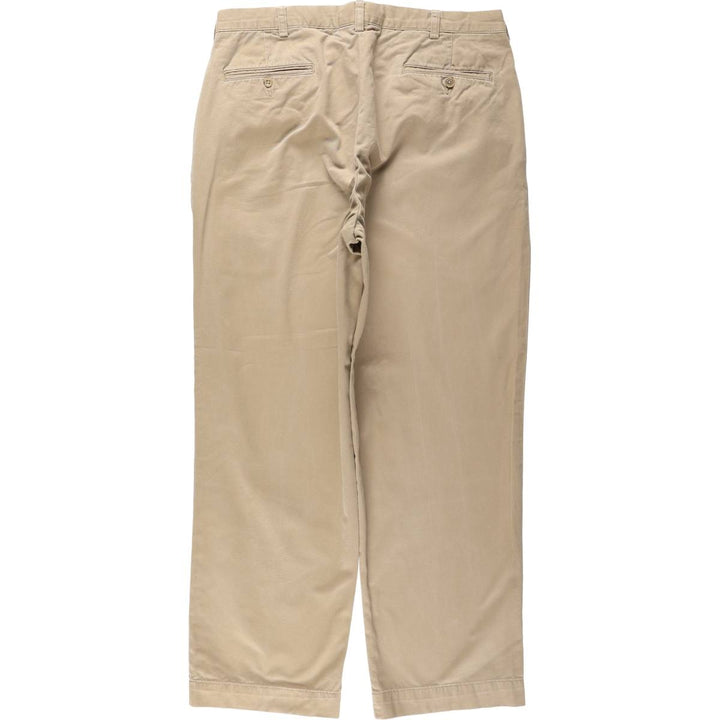 Ralph Lauren POLO by Ralph Lauren ANDREW PANT Two-pleat Chino Pants Men's W35 equivalent cotton Beige type Vintage Second Hand