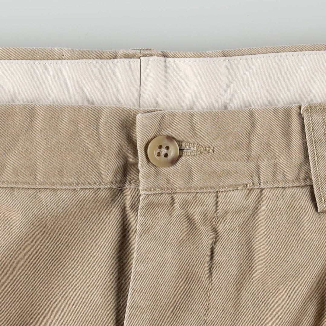 Ralph Lauren POLO by Ralph Lauren ANDREW PANT Two-pleat Chino Pants Men's W35 equivalent cotton Beige type Vintage Second Hand