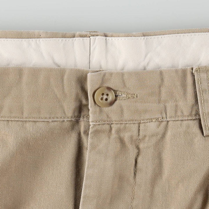 Ralph Lauren POLO by Ralph Lauren ANDREW PANT Two-pleat Chino Pants Men's W35 equivalent cotton Beige type Vintage Second Hand
