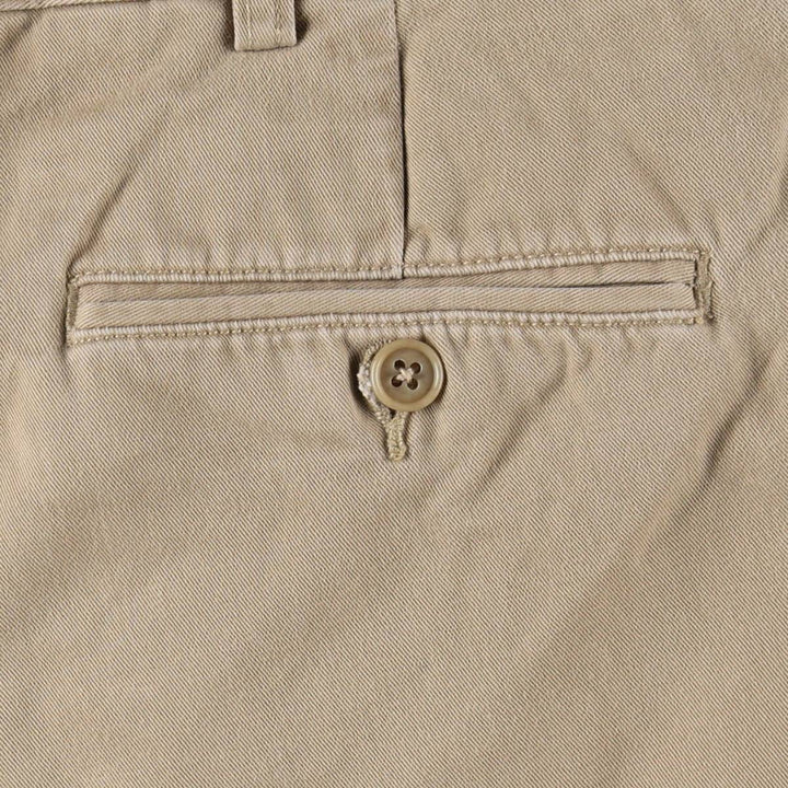 Ralph Lauren POLO by Ralph Lauren ANDREW PANT Two-pleat Chino Pants Men's W35 equivalent cotton Beige type Vintage Second Hand