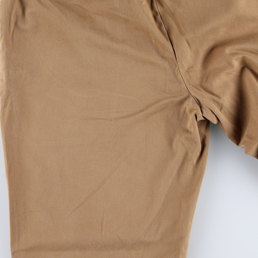 Ralph Lauren POLO by Ralph Lauren ETHAN PANT Two-pleat chino pants for men, size W36 cotton brown type Vintage Second Hand