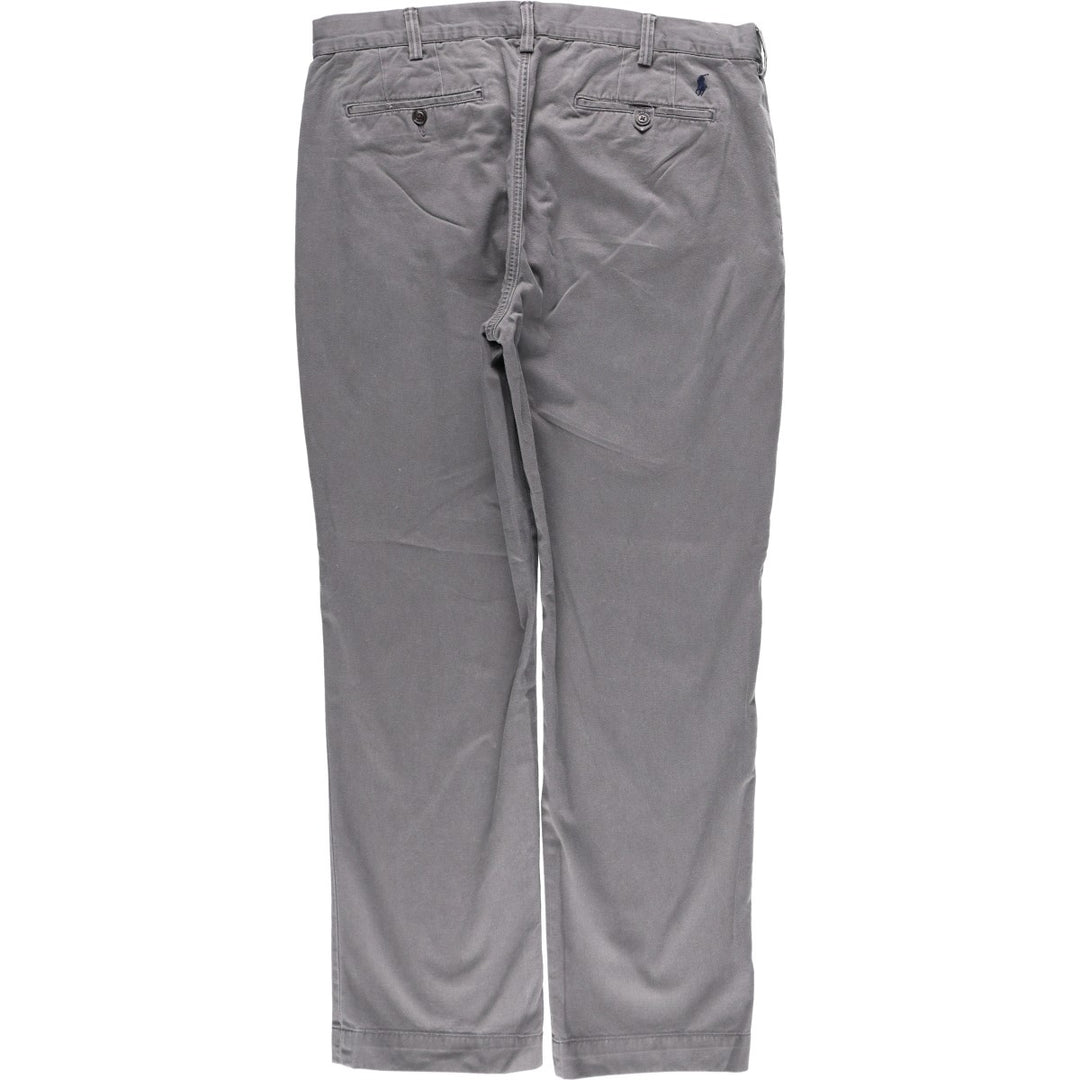 Vintage 90'S Ralph Lauren POLO RALPH LAUREN CLASSIC FIT Chino Pants, Men's W37 (approx.) cotton gray type Vintage Second Hand