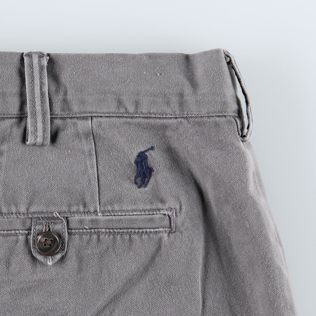 Vintage 90'S Ralph Lauren POLO RALPH LAUREN CLASSIC FIT Chino Pants, Men's W37 (approx.) cotton gray type Vintage Second Hand